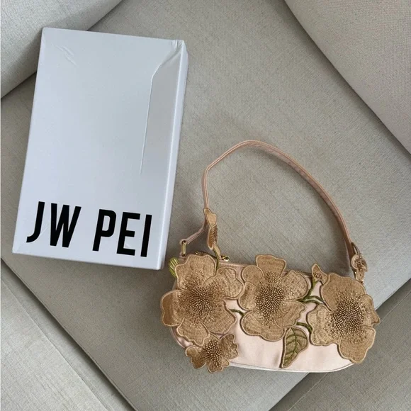 JW PEI | Bags | Je Pei Leona Bead Embellished Shoulder Bag